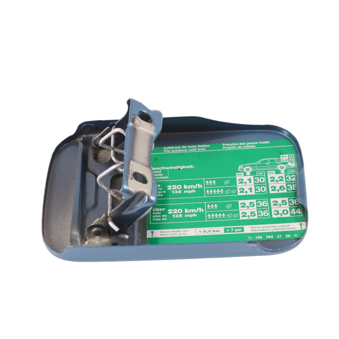 Coperchio bocchettone rifornimento carburante Blu acquamarina 341 per Mercedes C140 con numero di parte A1407500706 Mercedes C140 Coperchio bocchettone rifornimento carburante Blu acquamarina 341 - SKU A1407500706-AQB - Numero di parte A1407500706
