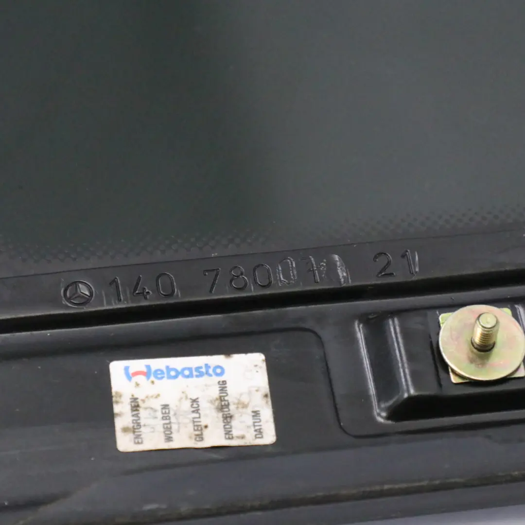 Mercedes C140 Techo corredizo panorámico Ventana de techo vidrio - SKU A1407800721 - Número de pieza A1407800721