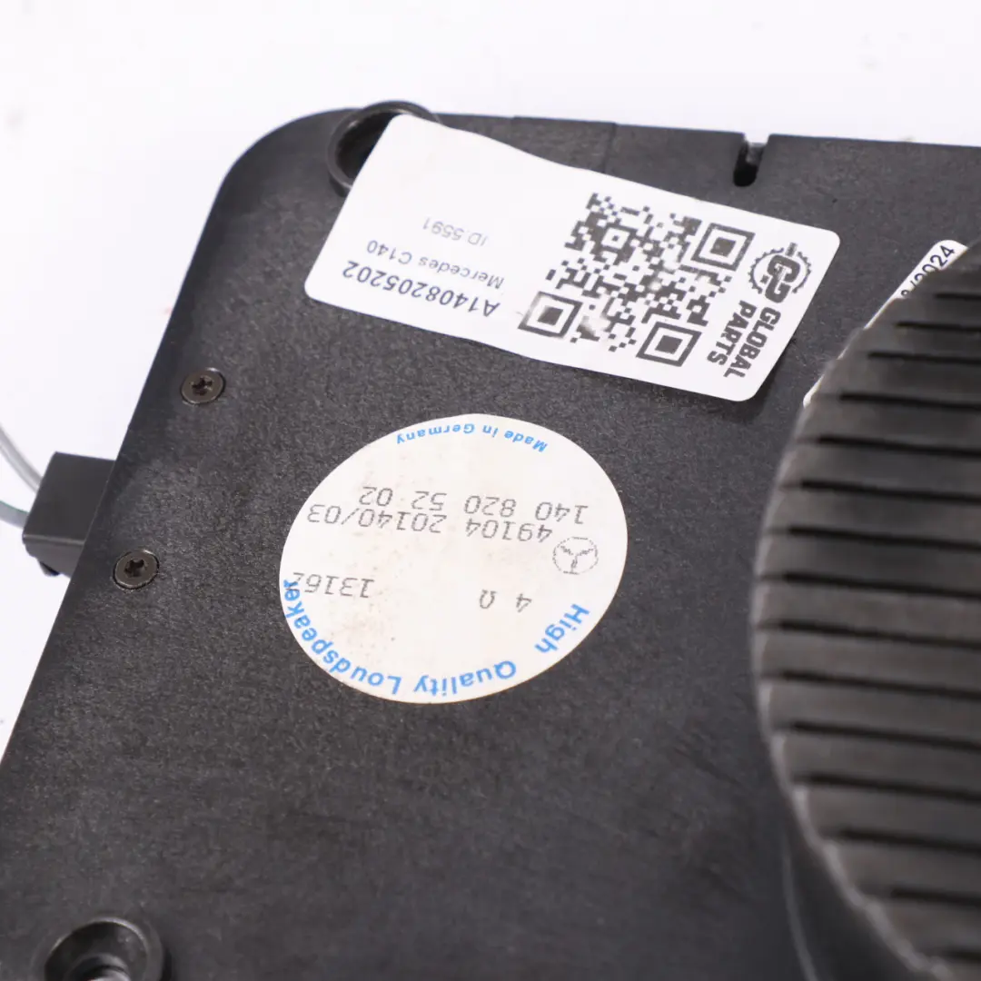 Mercedes C140 Front Loud Speaker Right O/S Door Audio Unit A1408205102 - SKU A1408205202 - Part number A1408205202
