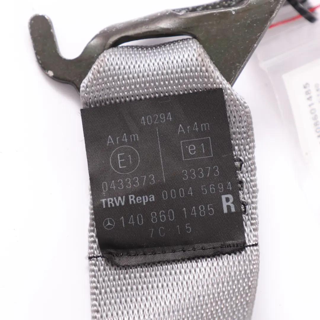 Mercedes C140 Ceinture sécurité arrière supérieure côté droit - SKU A1408601485 - Numéro de pièce A1408601485