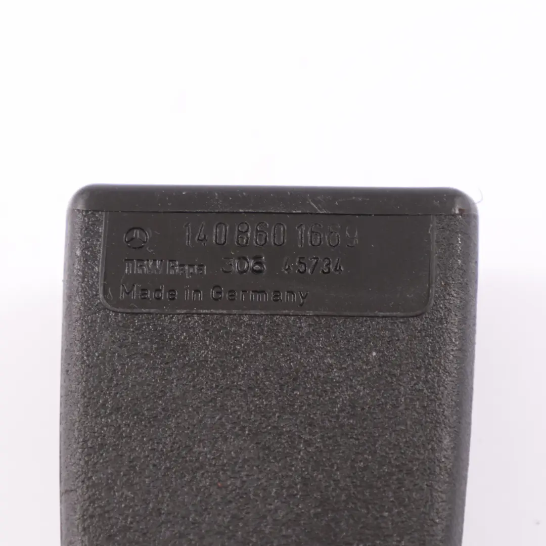 hebilla cinturón seguridad pestillo trasero izquierdo para Mercedes C140 con número de pieza A1408601669 Mercedes C140 hebilla cinturón seguridad pestillo trasero izquierdo - SKU A1408601669 - Número de pieza A1408601669