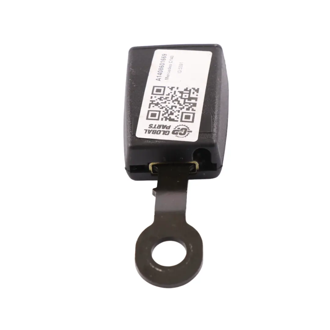 Fibbia cintura sicurezza Gancio chiusura sinistro Nero per Mercedes C140 con numero di parte A1408601669 Mercedes C140 Fibbia cintura sicurezza Gancio chiusura sinistro Nero - SKU A1408601669 - Numero di parte A1408601669