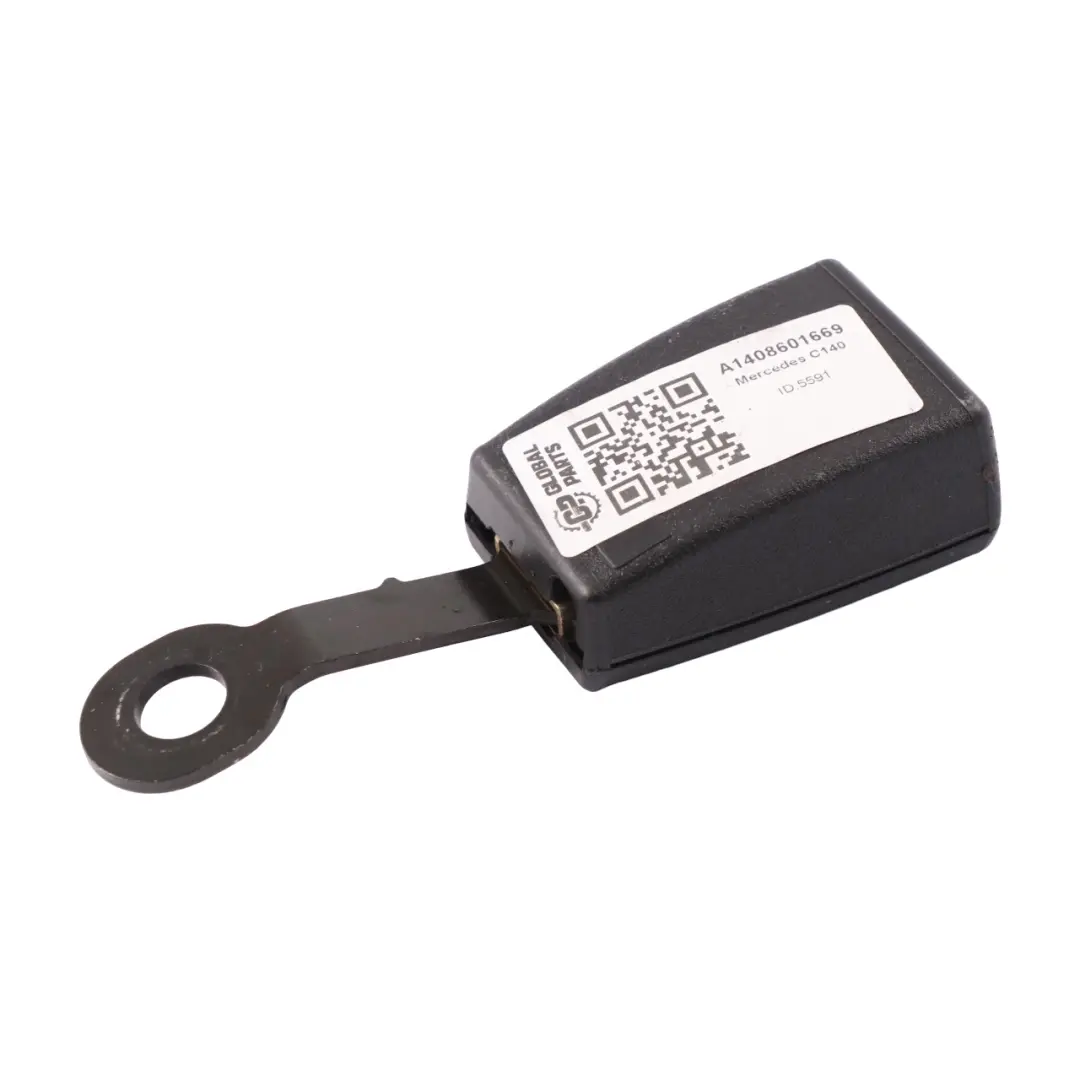 Mercedes C140 Sicher Heitsgurt Schloss Verriegelung Hinten Schwarz - SKU A1408601669 - Teilenummer A1408601669