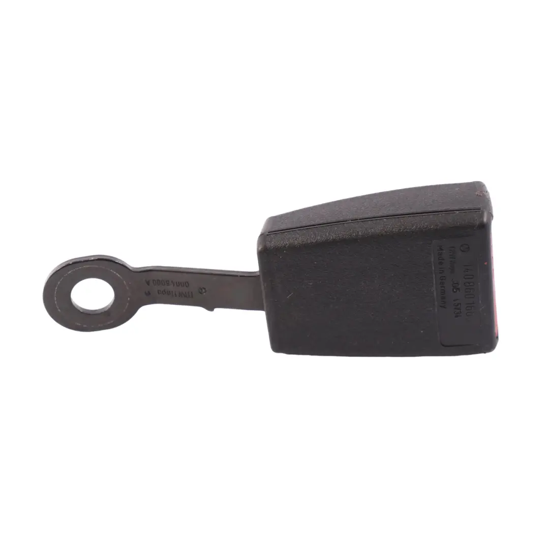 Mercedes C140 Seat Belt Buckle Latch Catch Rear Left N/S Black - SKU A1408601669 - Part number A1408601669