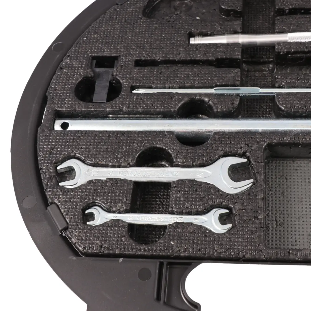 Tools Case Wheel Wrench Service Kit Set to Mercedes C140 with Part number A1408900111 Mercedes C140 Tools Case Wheel Wrench Service Kit Set - SKU A1408900111 - Part number A1408900111