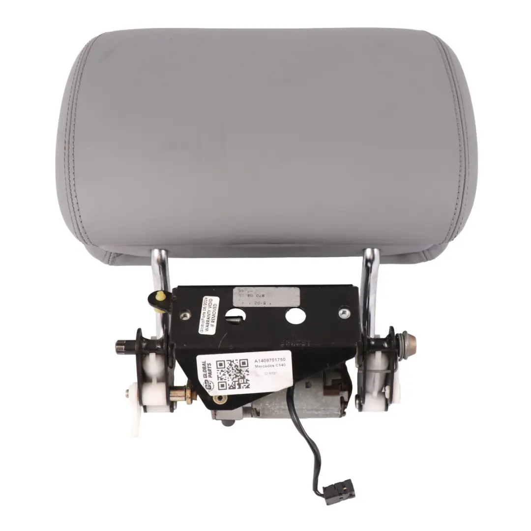 Head Rest Left Right N/O/S Nappa Grey to Mercedes C140 Rear Seat with Part number A1409701750 Mercedes C140 Rear Seat Head Rest Left Right N/O/S Nappa Grey - SKU A1409701750 - Part number A1409701750