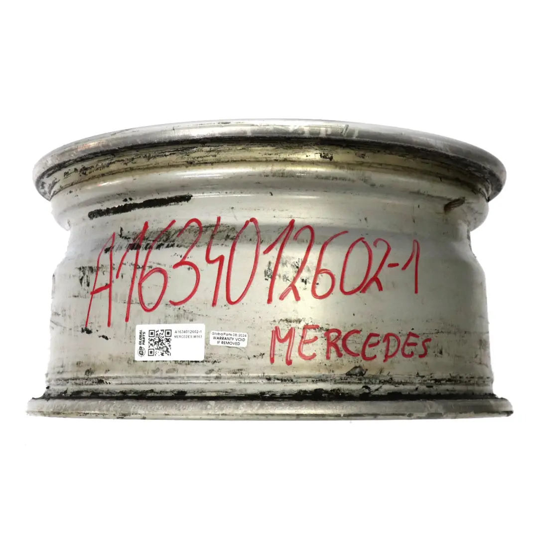 Mercedes ML W163 jante alliage argent 17" 8J ET:52 - SKU A1634012602-1 - Numéro de pièce A1634012602