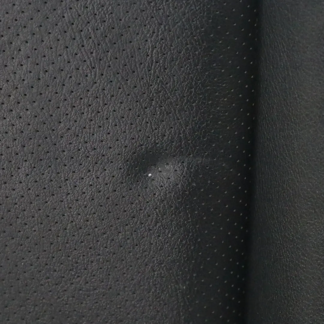 Mercedes W163 Seat Backrest Cover Front Left N/S Heated Black Leather - SKU A1639101547 - Part number A1639101547