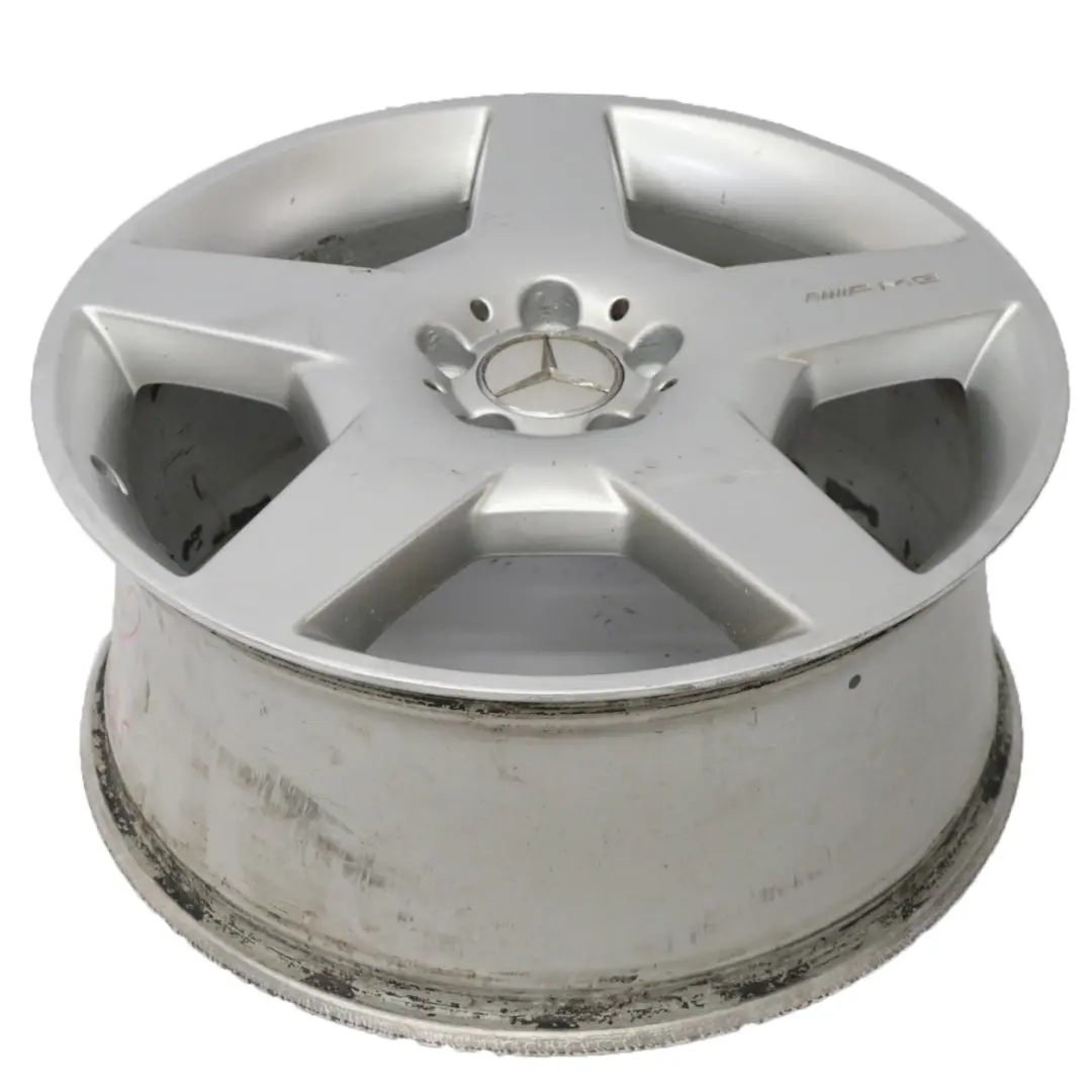 Mercedes W164 X164 jante alliage argent 8,5J 19" ET:58 5 branches - SKU A1644011802-2 - Numéro de pièce A1644011802
