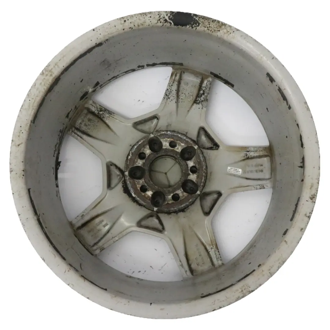 Mercedes W164 X164 jante alliage argent 8,5J 19" ET:58 5 branches - SKU A1644011802-2 - Numéro de pièce A1644011802