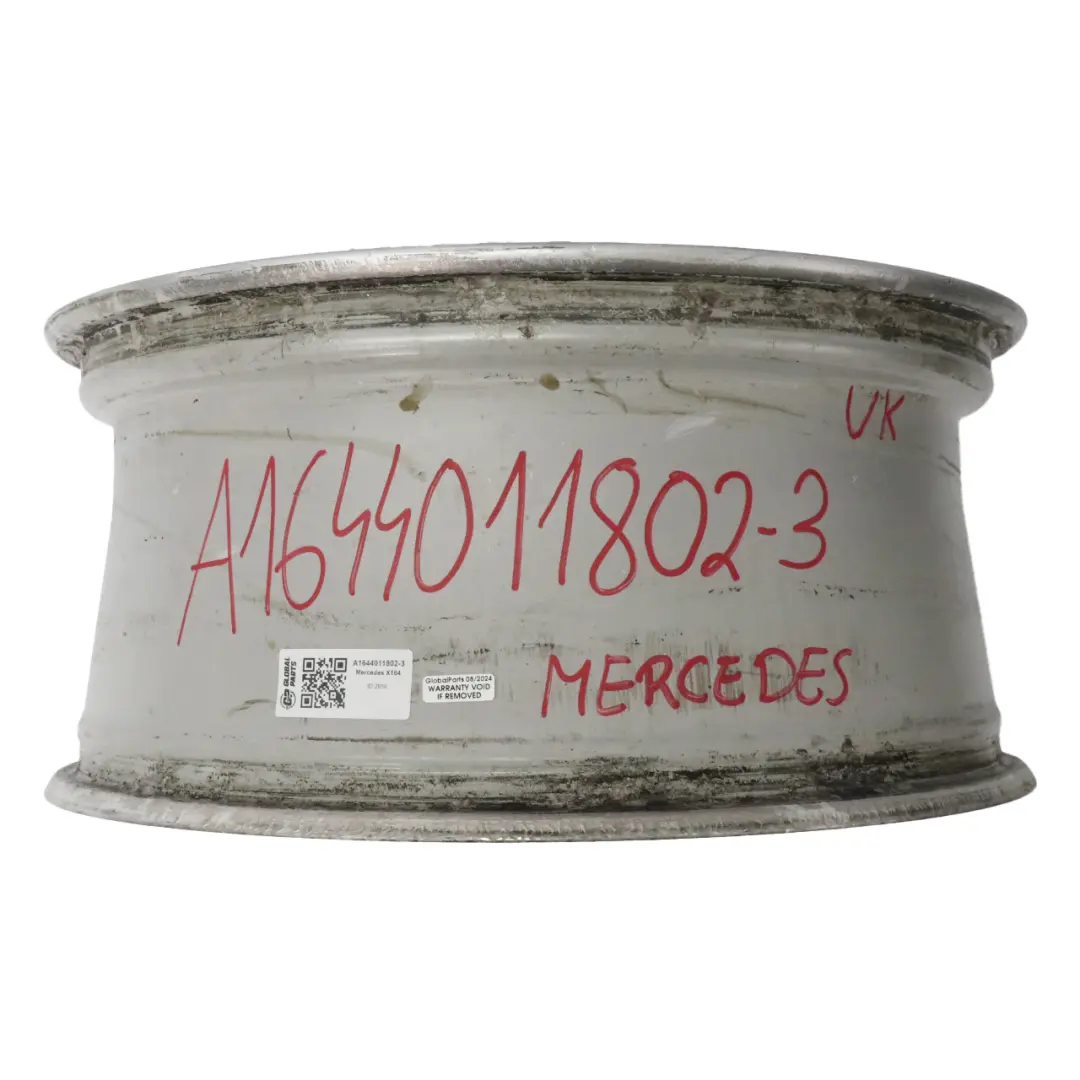 Alloy Rim 8,5J 19" ET:58 5 Spoke Mercedes W164 X164 Silver Wheel - SKU A1644011802-3 - Part number A1644011802