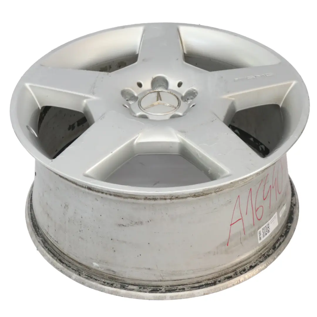 Alloy Rim 8,5J 19" ET:58 5 Spoke to Mercedes W164 X164 Silver Wheel with Part number A1644011802 Mercedes W164 X164 Silver Wheel Alloy Rim 8,5J 19" ET:58 5 Spoke - SKU A1644011802-4 - Part number A1644011802