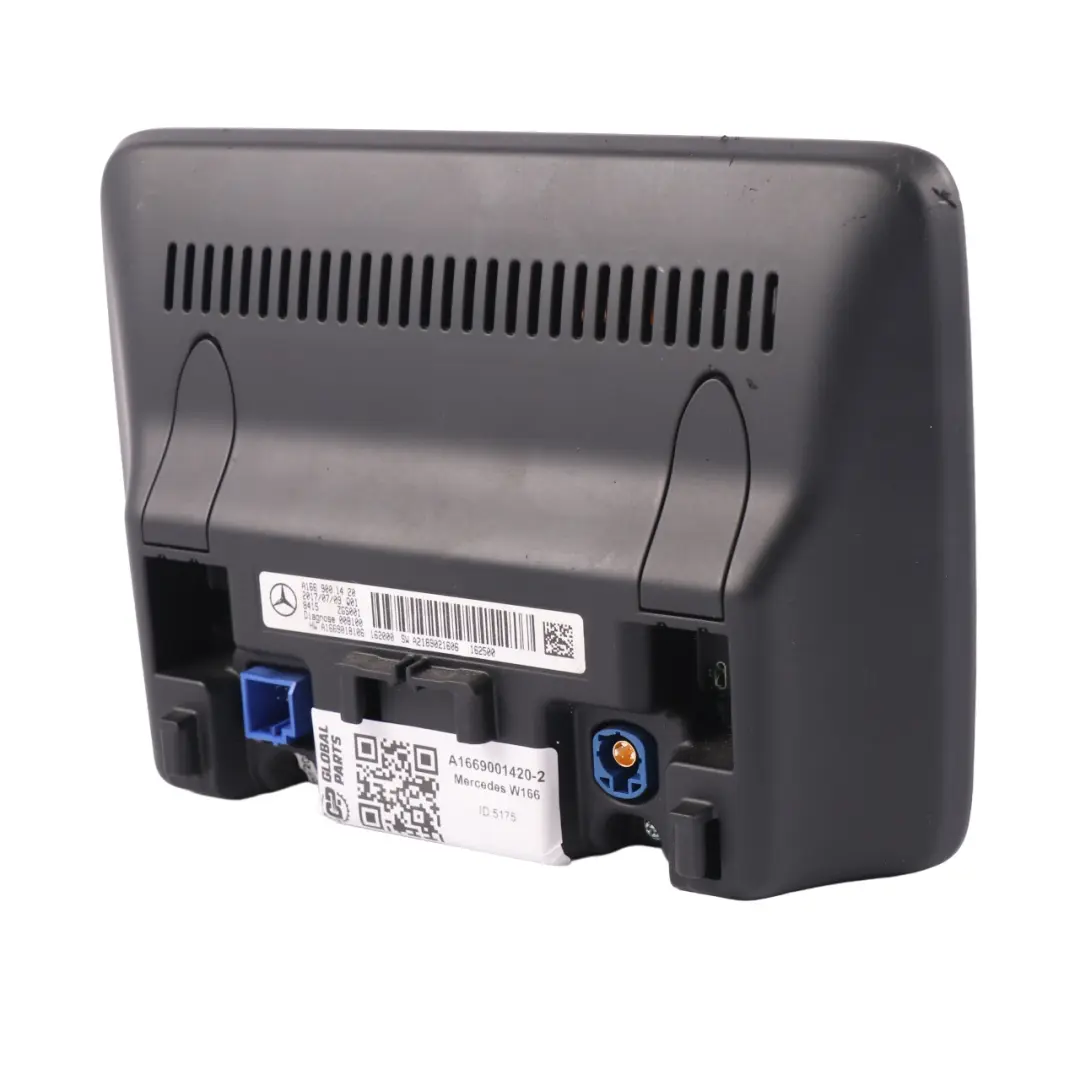 Mercedes CLA C117 W166 Navegación Satélite Pantalla Navegación - SKU A1669001420-2 - Número de pieza A1669001420