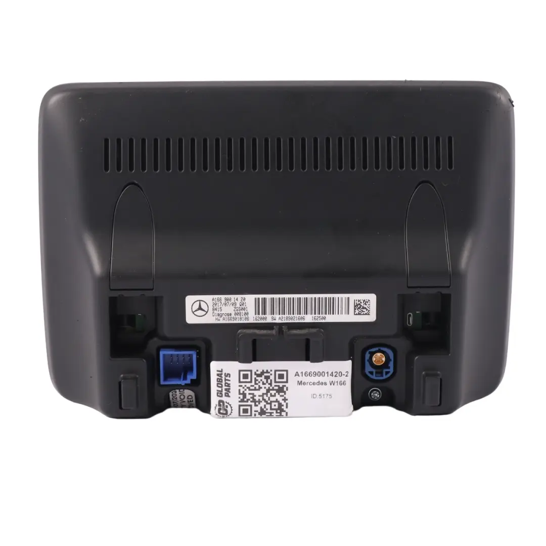Head Unit Sat Nav Navigation Display Screen to Mercedes CLA C117 W166 with Part number A1669001420 Mercedes CLA C117 W166 Head Unit Sat Nav Navigation Display Screen - SKU A1669001420-2 - Part number A1669001420
