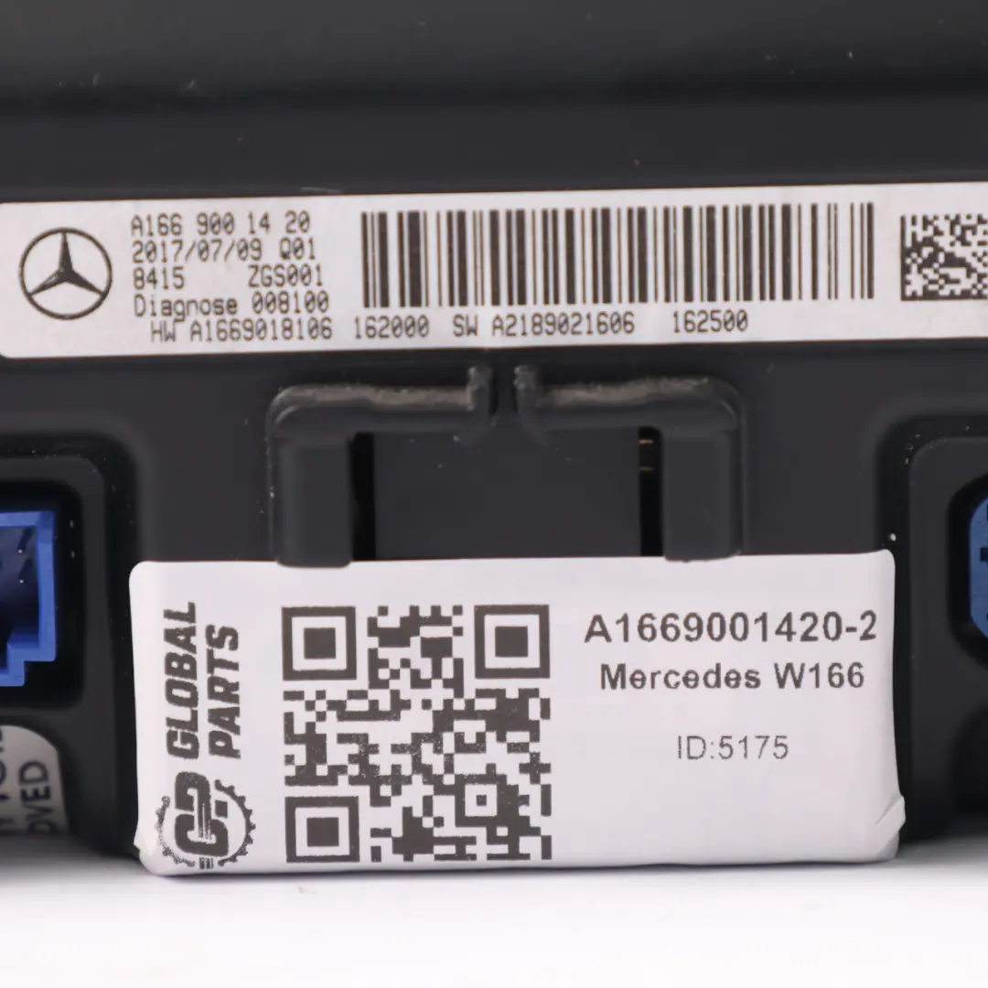 Mercedes CLA C117 W166 Head Unit Sat Nav Navigation Display Screen - SKU A1669001420-2 - Part number A1669001420