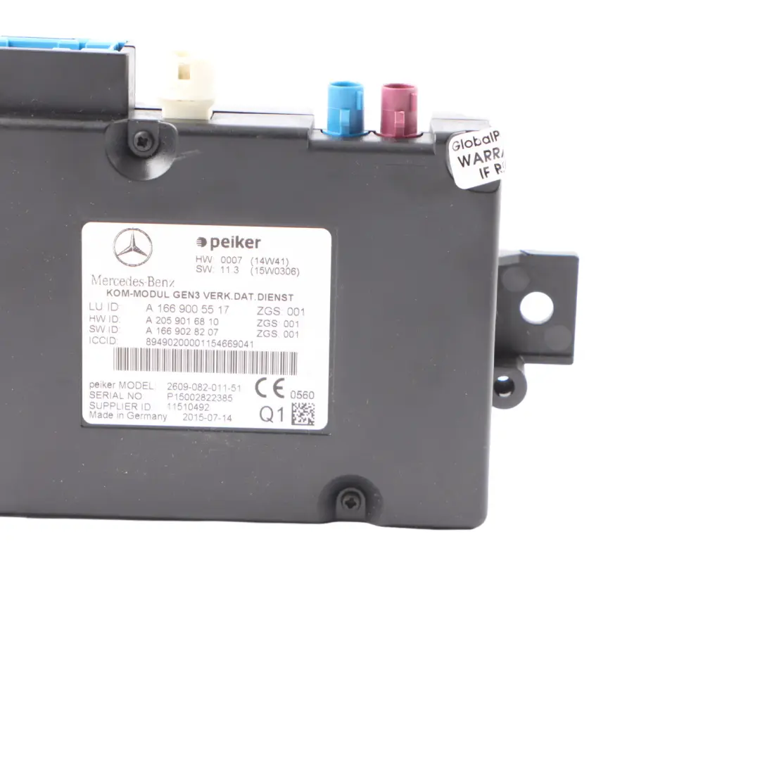 Mercedes W207 Moduł Sterownik Telematic - SKU A1669005517 - Numer Części A1669005517