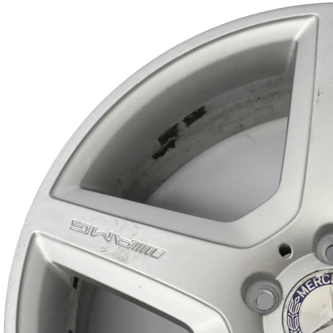 Alloy Wheel Rim 18" ET:49 7J to Mercedes W245 AMG Silver with Part number A1694011602 Mercedes W245 AMG Silver Alloy Wheel Rim 18" ET:49 7J - SKU A1694011602-4 - Part number A1694011602