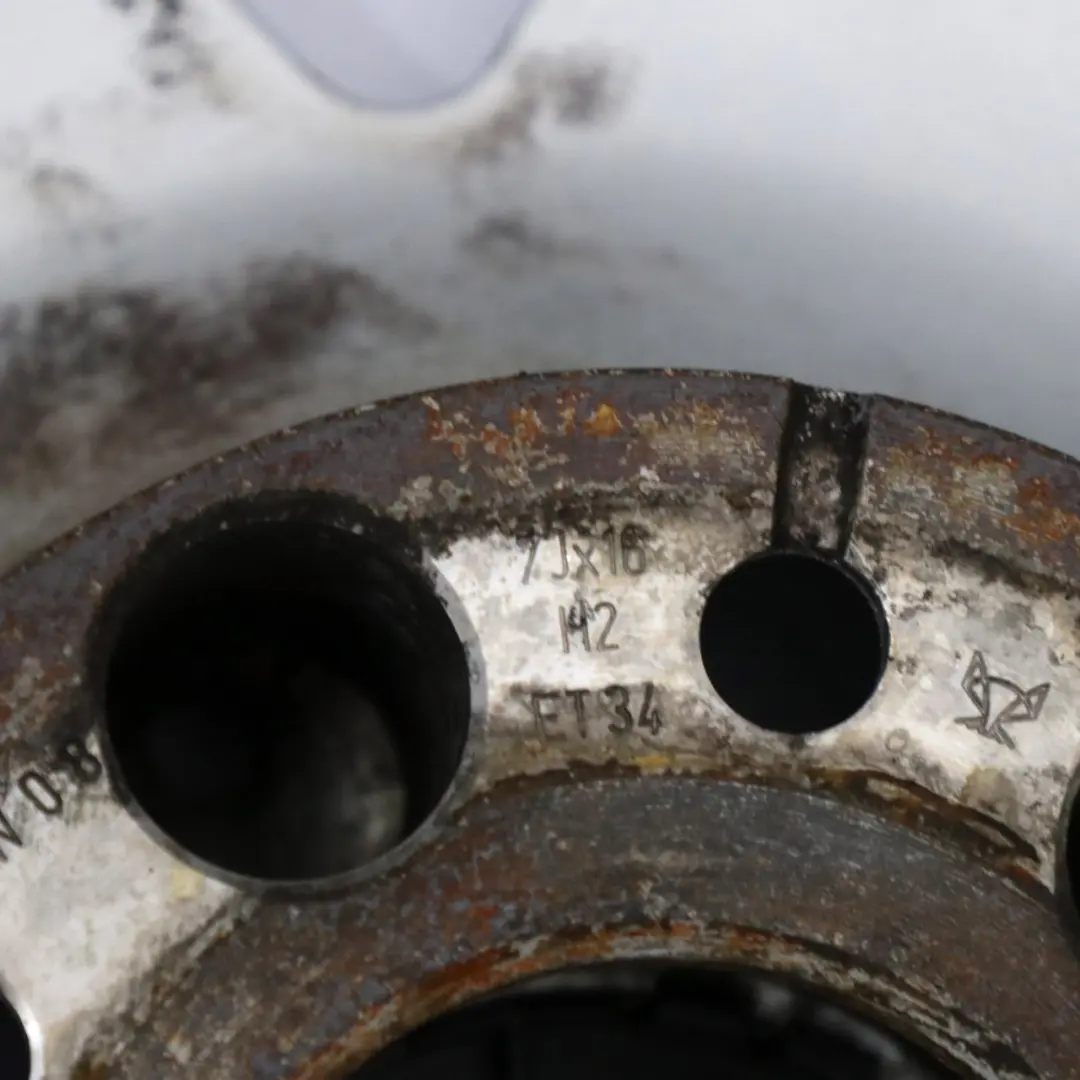 Alloy Wheel Rim 16" 7J ET:34 7-Hole to Mercedes R171 Silver with Part number A1714010902 Mercedes R171 Silver Alloy Wheel Rim 16" 7J ET:34 7-Hole - SKU A1714010902-4 - Part number A1714010902