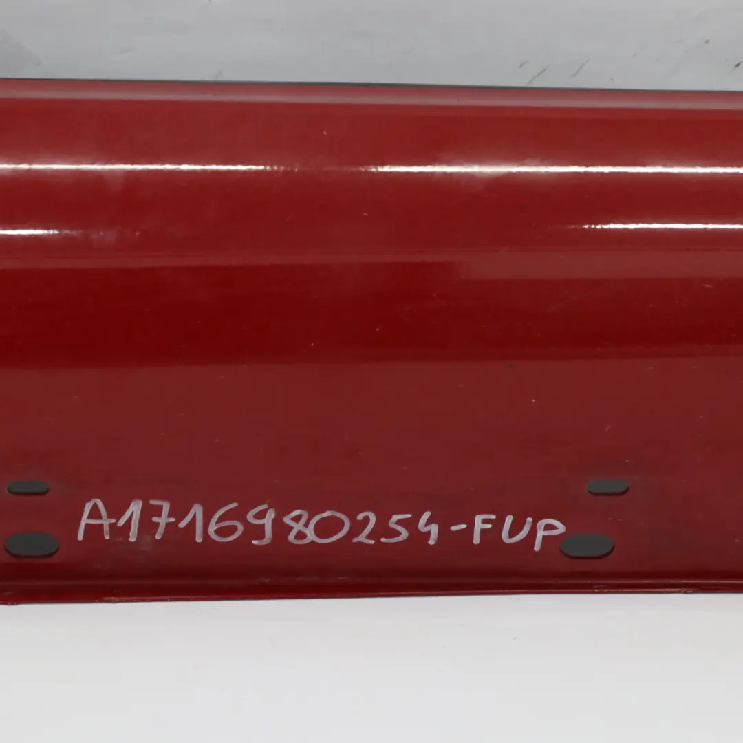 Mercedes R171 Door Sill Side Cover Skirt Right O/S Feueropal Fire Opal Red - 590 - SKU A1716980254-FUP - Part number A1716980254
