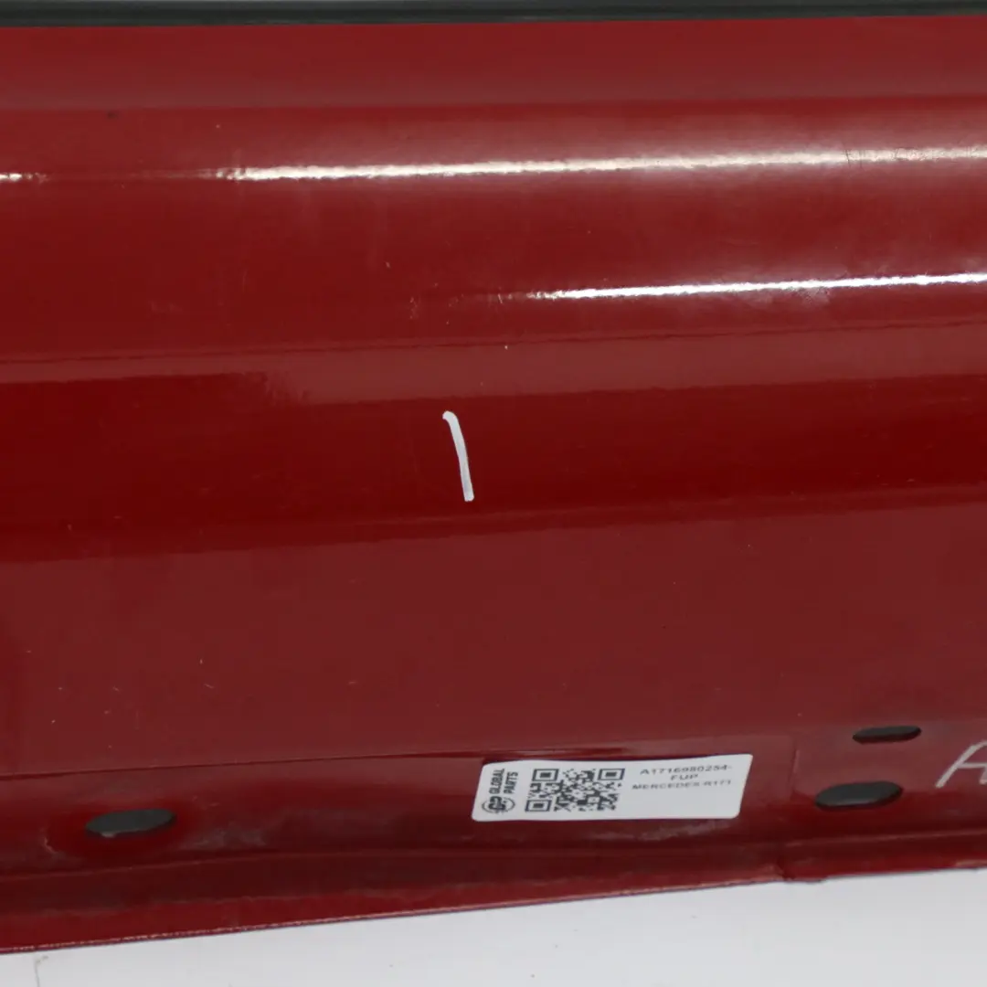 Mercedes R171 Door Sill Side Cover Skirt Right O/S Feueropal Fire Opal Red - 590 - SKU A1716980254-FUP - Part number A1716980254