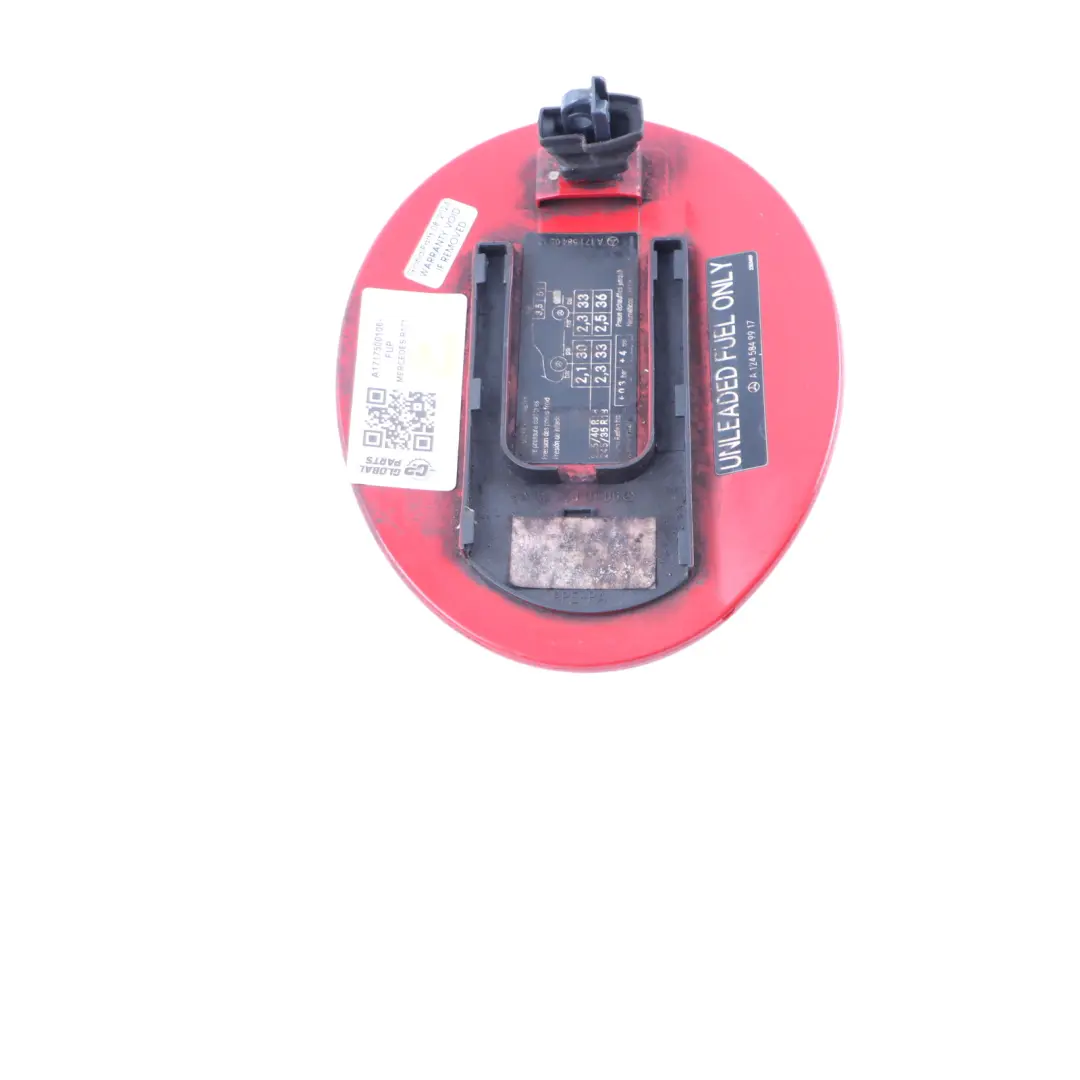 Mercedes SLK R171 Kraftstoff tank klappe Tank deckel Calcit Weiß - 650 - SKU A1717500106-FUP - Teilenummer A1717500106