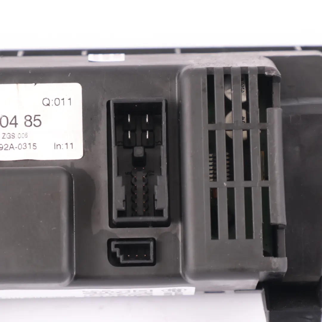 Mercedes SLK R171 A/C Air Con Heater Climate Control Switch Panel - SKU A1718300485-1 - Part number A1718300485