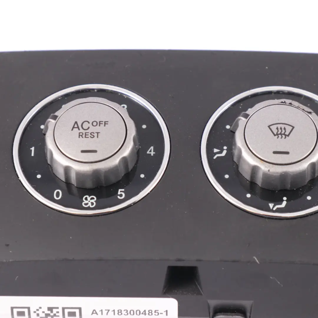 Mercedes SLK R171 A/C Air Con Heater Climate Control Switch Panel - SKU A1718300485-1 - Part number A1718300485