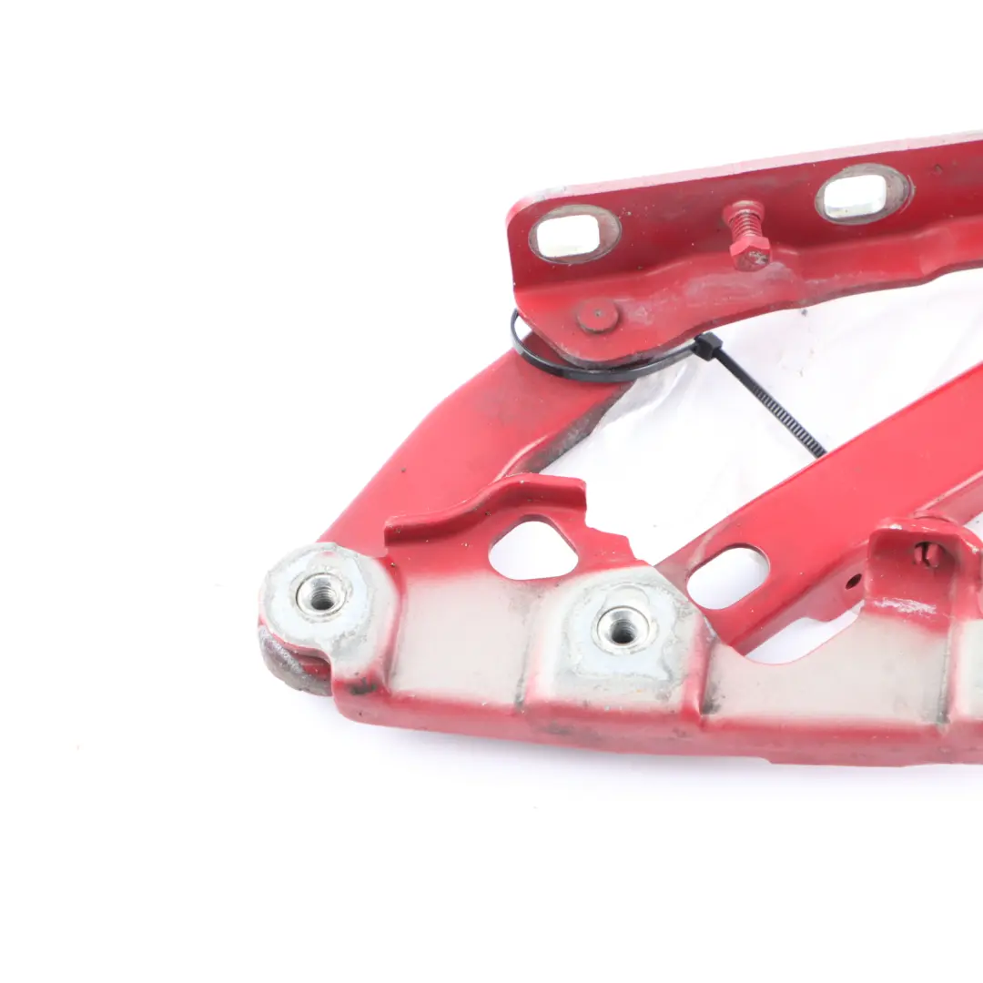 Hood Bonnet Hinge Front Left N/S Fire Opal Red - 590 to Mercedes R171 with Part number A1718800128 Mercedes R171 Hood Bonnet Hinge Front Left N/S Fire Opal Red - 590 - SKU A1718800128-FUP - Part number A1718800128