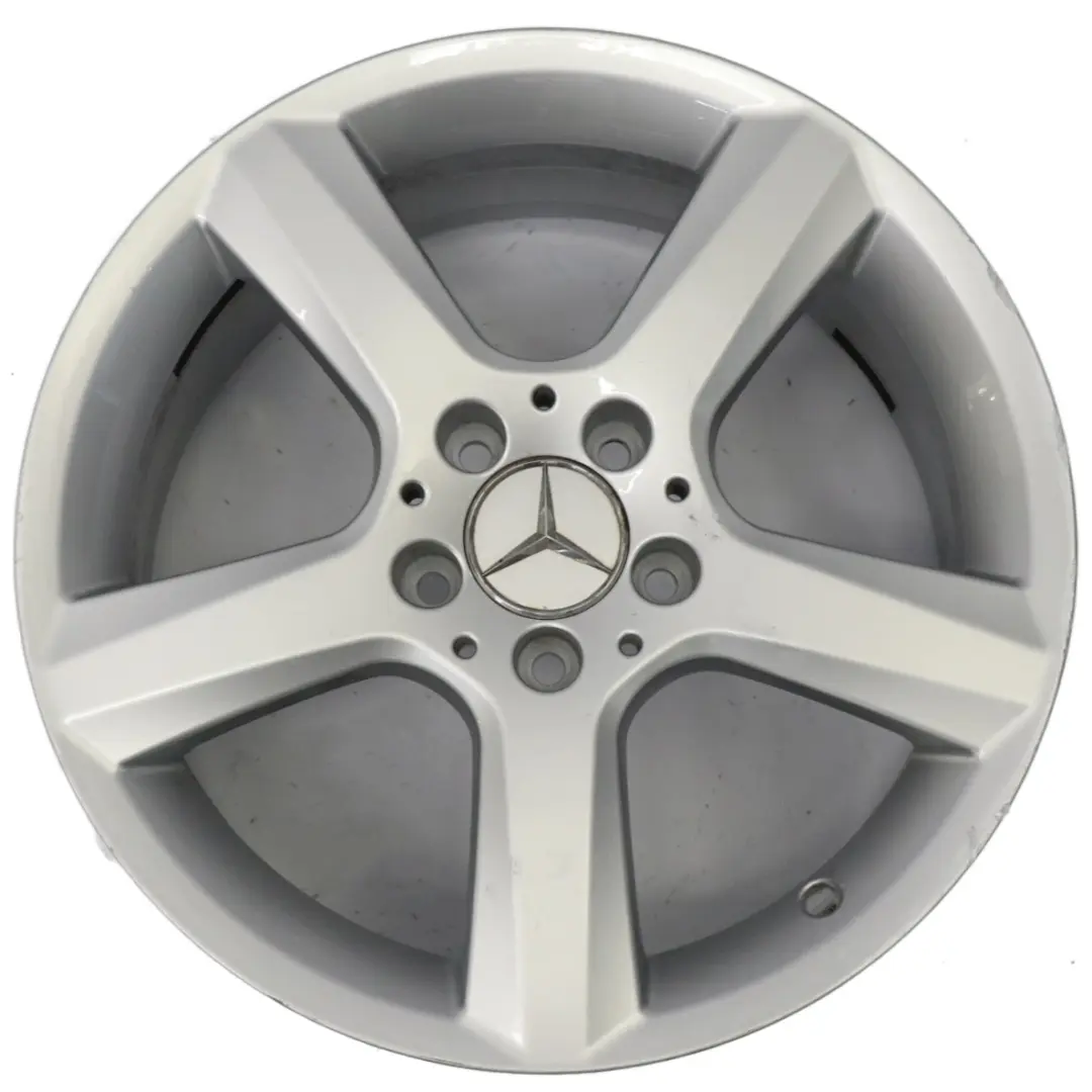 Alloy Wheel Rim 17" 7,5J ET:42 5 Spoke to Mercedes R172 Silver with Part number A1724013602 Mercedes R172 Silver Alloy Wheel Rim 17" 7,5J ET:42 5 Spoke - SKU A1724013602-2 - Part number A1724013602