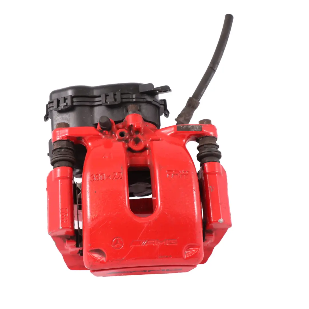 Caliper Brake Rear Left N/S Red Housing 330/22 to Mercedes R172 AMG with Part number A1724230581 Mercedes R172 AMG Caliper Brake Rear Left N/S Red Housing 330/22 - SKU A1724230581 - Part number A1724230581