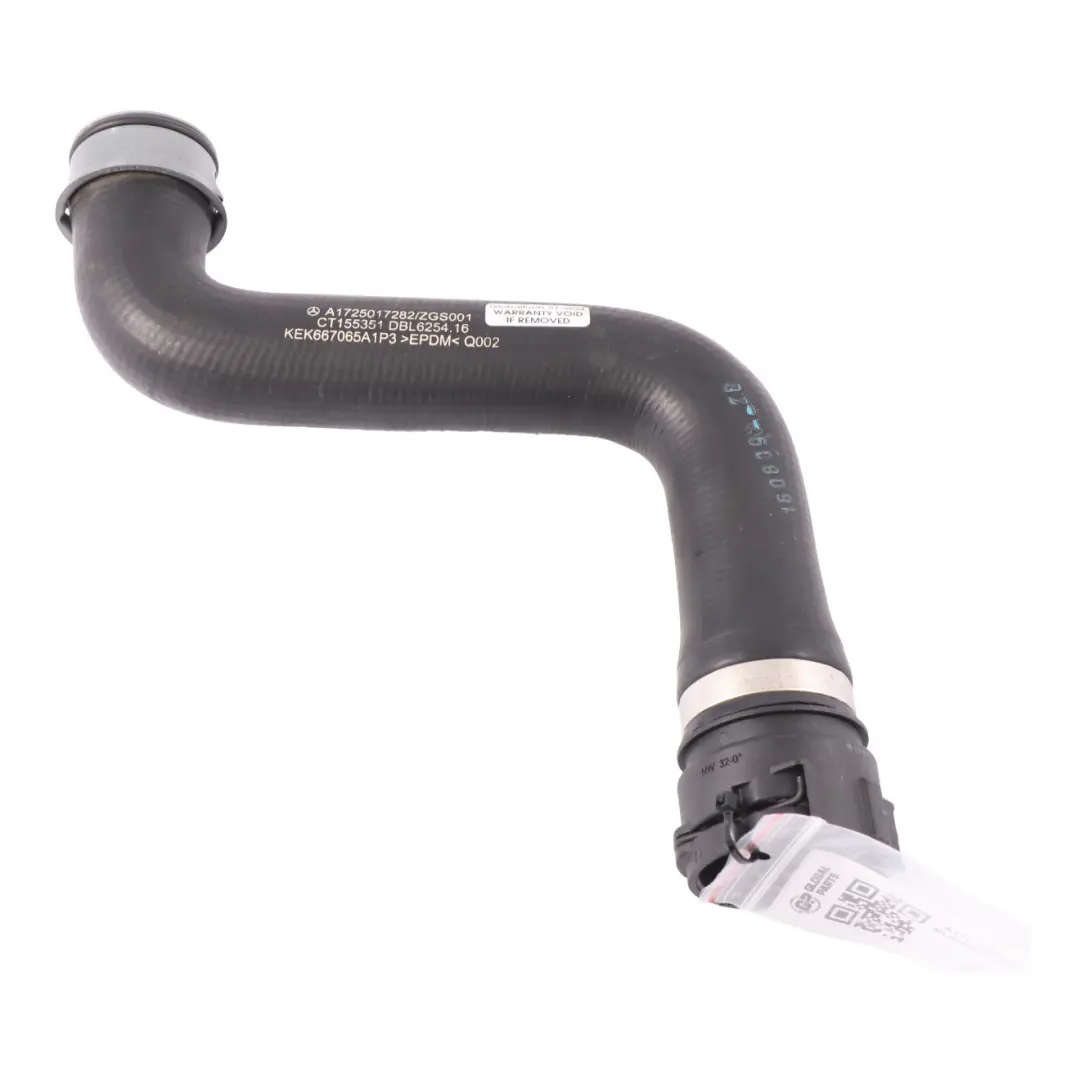 M274 Motor Kühl Mittel Links Kühler Schlauch Leitung für Mercedes R172 mit Teilenummer A1725017282 Mercedes R172 M274 Motor Kühl Mittel Links Kühler Schlauch Leitung - SKU A1725017282 - Teilenummer A1725017282