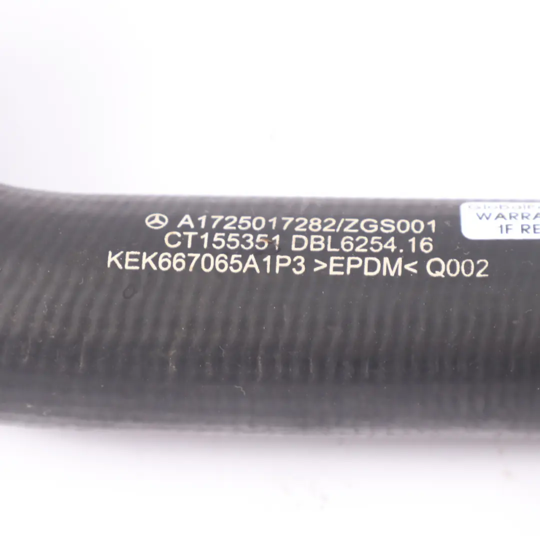 M274 Refrigerante motor Enfriador Manguera Línea para Mercedes R172 con número de pieza A1725017282 Mercedes R172 M274 Refrigerante motor Enfriador Manguera Línea - SKU A1725017282 - Número de pieza A1725017282