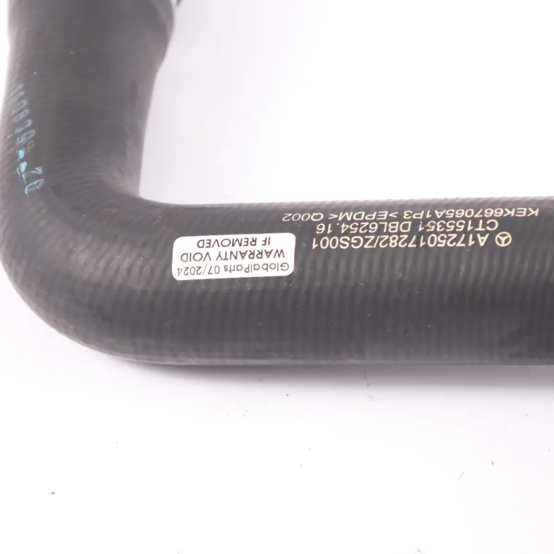 M274 Motor Kühl Mittel Links Kühler Schlauch Leitung für Mercedes R172 mit Teilenummer A1725017282 Mercedes R172 M274 Motor Kühl Mittel Links Kühler Schlauch Leitung - SKU A1725017282 - Teilenummer A1725017282