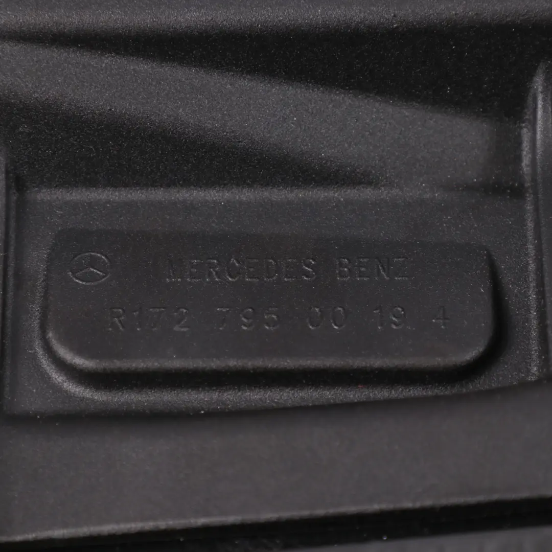 Pillar C Moulding Trim Right O/S Obsidian Black 197 to Mercedes SLK R172 Rear with Part number A1727950019 Mercedes SLK R172 Rear Pillar C Moulding Trim Right O/S Obsidian Black 197 - SKU A1727950019-OB - Part number A1727950019