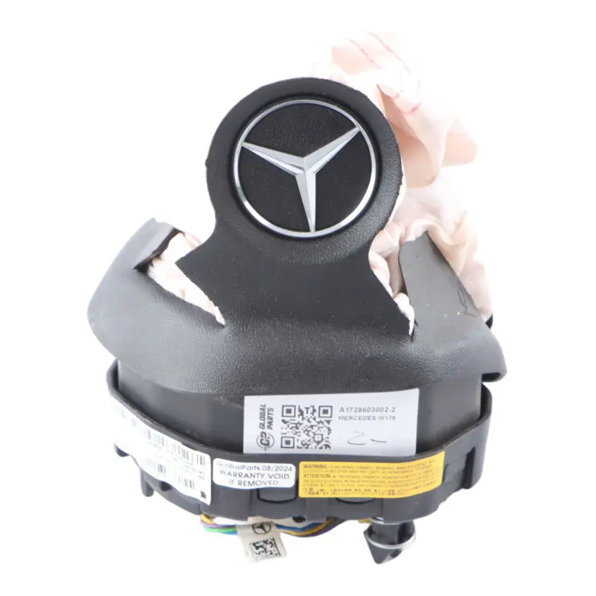 Steering Wheel Air Module Driver Side Unit DAMAGED to Mercedes W176 with Part number A1728603002 Mercedes W176 Steering Wheel Air Module Driver Side Unit DAMAGED - SKU A1728603002-2 - Part number A1728603002