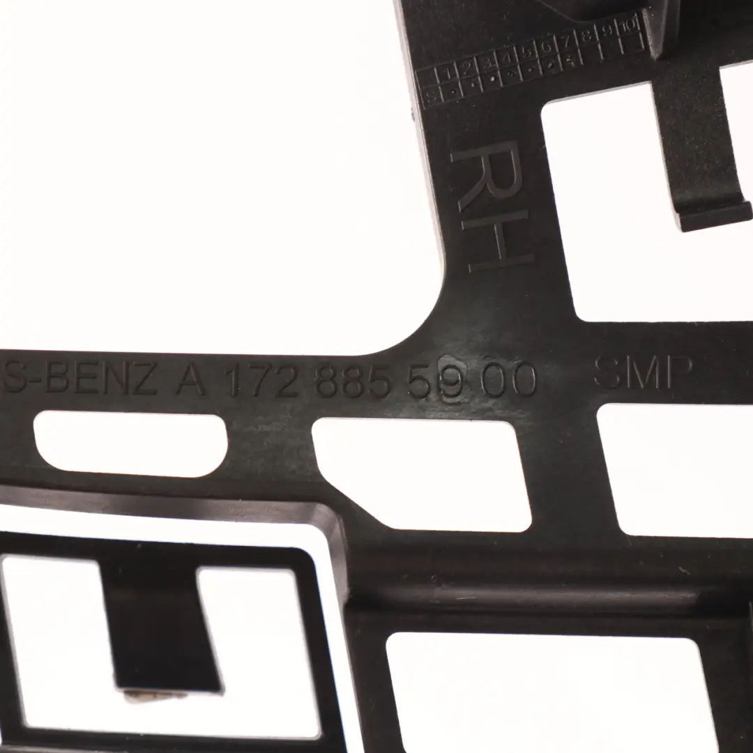 Bumper Bracket Right O/S Carrier Holder Mount to Mercedes R172 Rear with Part number A1728855900 Mercedes R172 Rear Bumper Bracket Right O/S Carrier Holder Mount - SKU A1728855900 - Part number A1728855900