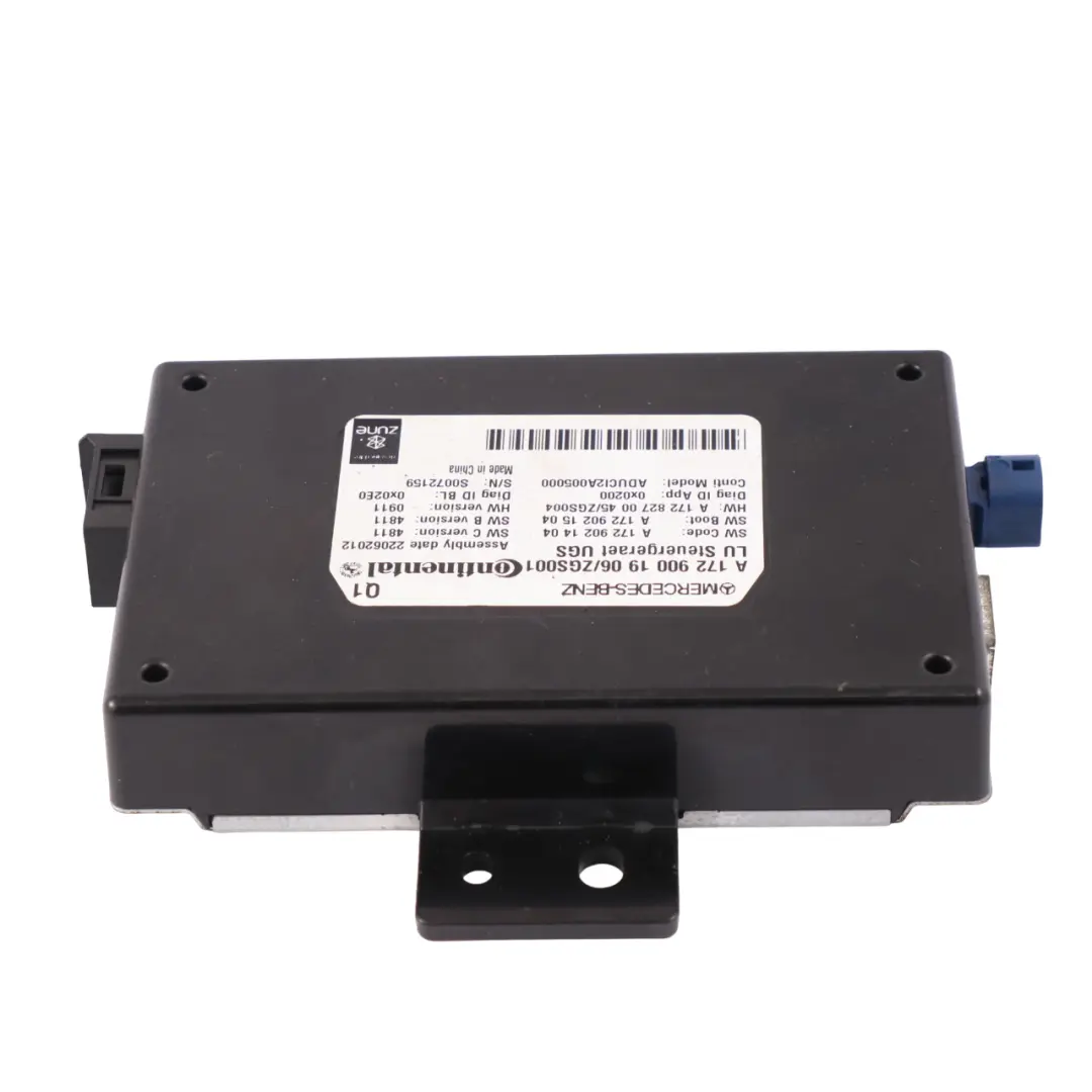 CLS350 Comunicación Bluetooth Módulo de Control para Mercedes X218 con número de pieza A1729001906 Mercedes X218 CLS350 Comunicación Bluetooth Módulo de Control - SKU A1729001906 - Número de pieza A1729001906