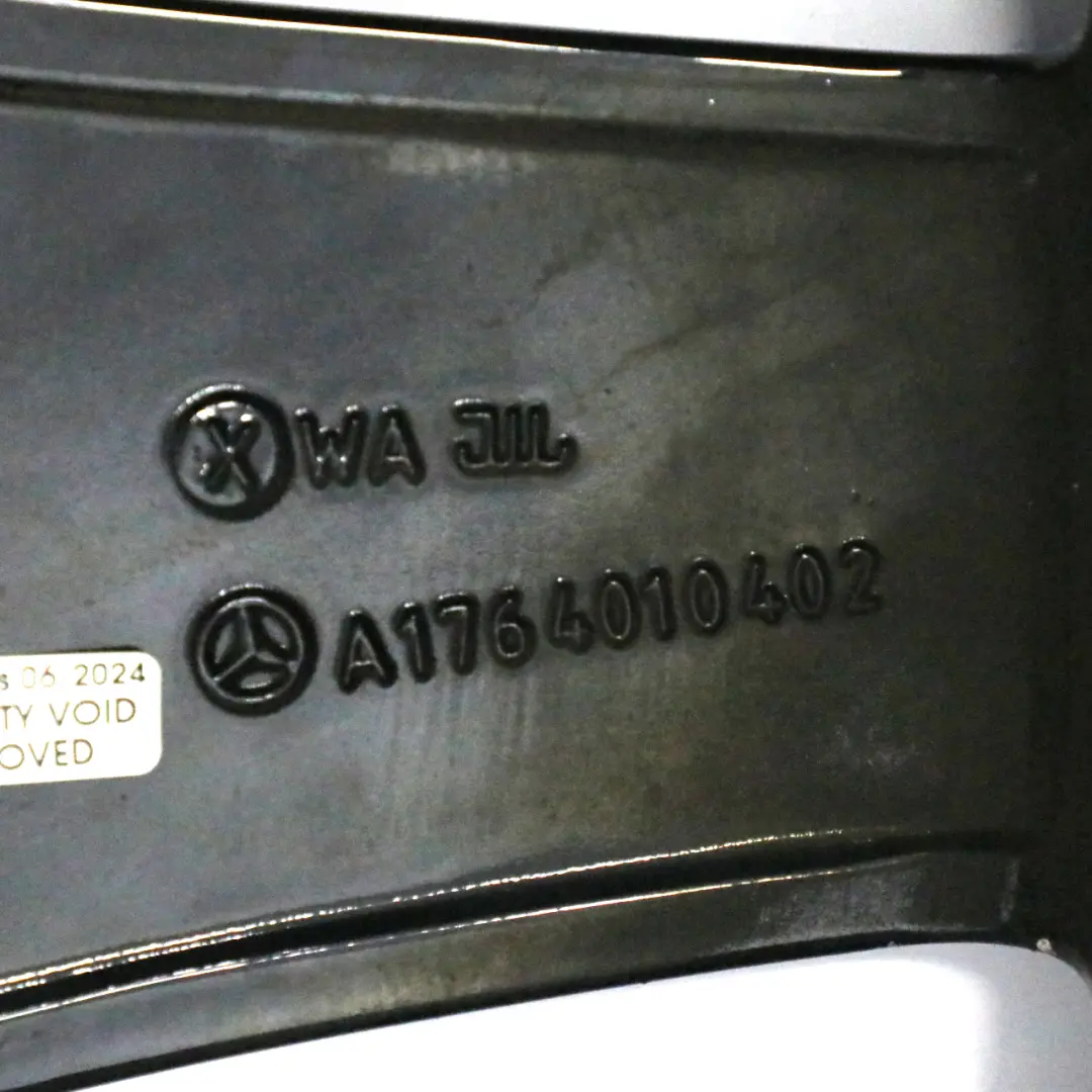 Mercedes W176 AMG Wheel Alloy Rim 18" 5 Double Spoke ET:48 8J - SKU A1764010402-5 - Part number A1764010402