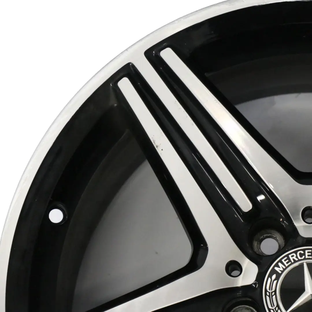Mercedes W176 AMG Wheel Alloy Rim 18" 5 Double Spoke ET:48 8J - SKU A1764010402-5 - Part number A1764010402