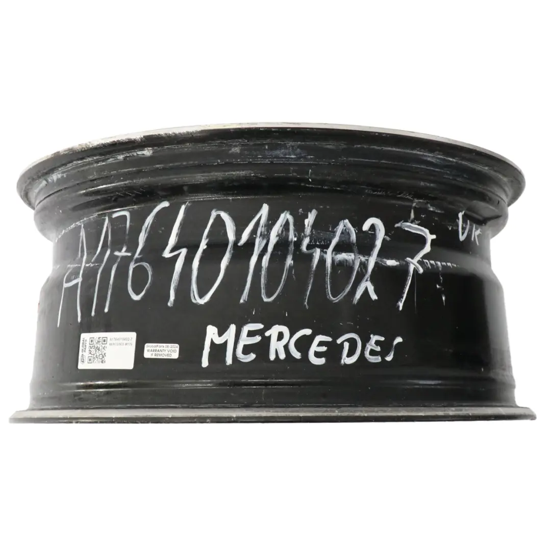 Alloy Rim 18" 5 Double Spoke ET:48 8J to Mercedes W176 AMG Wheel with Part number A1764010402 Mercedes W176 AMG Wheel Alloy Rim 18" 5 Double Spoke ET:48 8J - SKU A1764010402-7 - Part number A1764010402