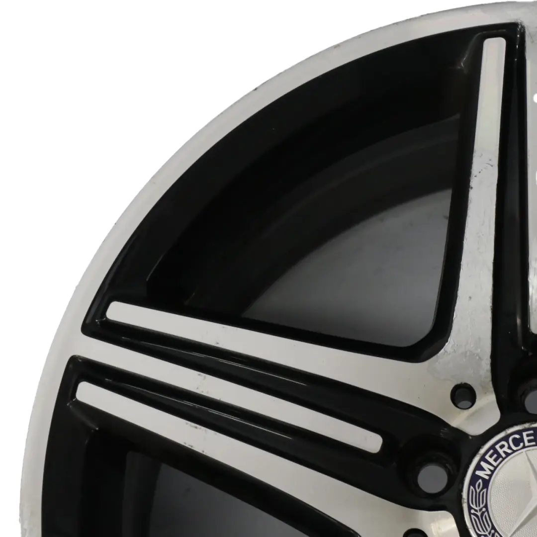 Alloy Rim 18" 5 Double Spoke ET:48 8J to Mercedes W176 AMG Wheel with Part number A1764010402 Mercedes W176 AMG Wheel Alloy Rim 18" 5 Double Spoke ET:48 8J - SKU A1764010402-7 - Part number A1764010402