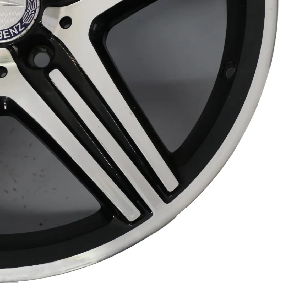 Alloy Rim 18" 5 Double Spoke ET:48 8J to Mercedes W176 AMG Wheel with Part number A1764010402 Mercedes W176 AMG Wheel Alloy Rim 18" 5 Double Spoke ET:48 8J - SKU A1764010402-7 - Part number A1764010402