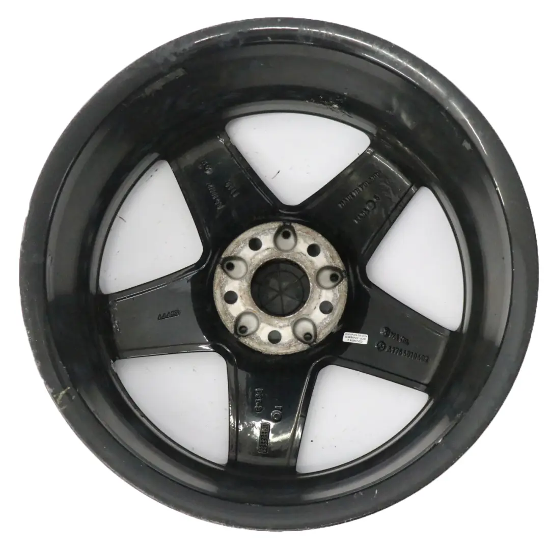 Alloy Rim 18" 5 Double Spoke ET:48 8J to Mercedes W176 AMG Wheel with Part number A1764010402 Mercedes W176 AMG Wheel Alloy Rim 18" 5 Double Spoke ET:48 8J - SKU A1764010402-7 - Part number A1764010402