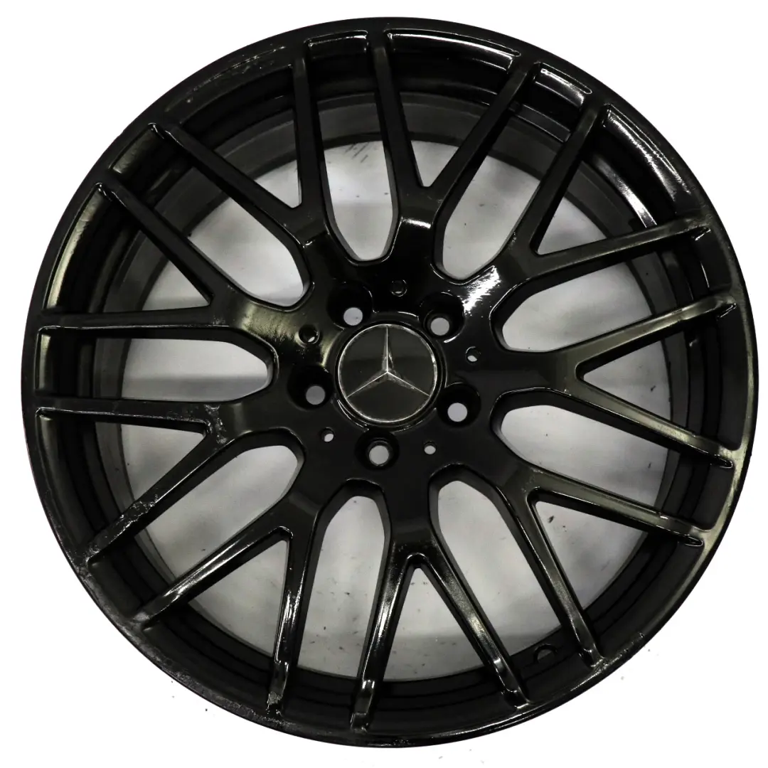 Mercedes C117 W176 Jante alliage noire 19" 9 Double Spoke ET:48 8J - SKU A1764010900-1 - Numéro de pièce A1764010900