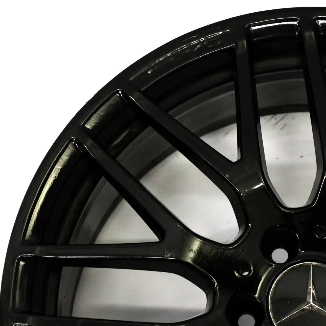 Alloy Wheel Rim 19" 9 Double Spoke ET:48 8J to Mercedes C117 W176 Black with Part number A1764010900 Mercedes C117 W176 Black Alloy Wheel Rim 19" 9 Double Spoke ET:48 8J - SKU A1764010900-1 - Part number A1764010900