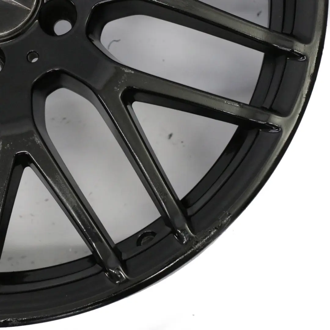 Alloy Wheel Rim 19" 9 Double Spoke ET:48 8J to Mercedes C117 W176 Black with Part number A1764010900 Mercedes C117 W176 Black Alloy Wheel Rim 19" 9 Double Spoke ET:48 8J - SKU A1764010900-1 - Part number A1764010900