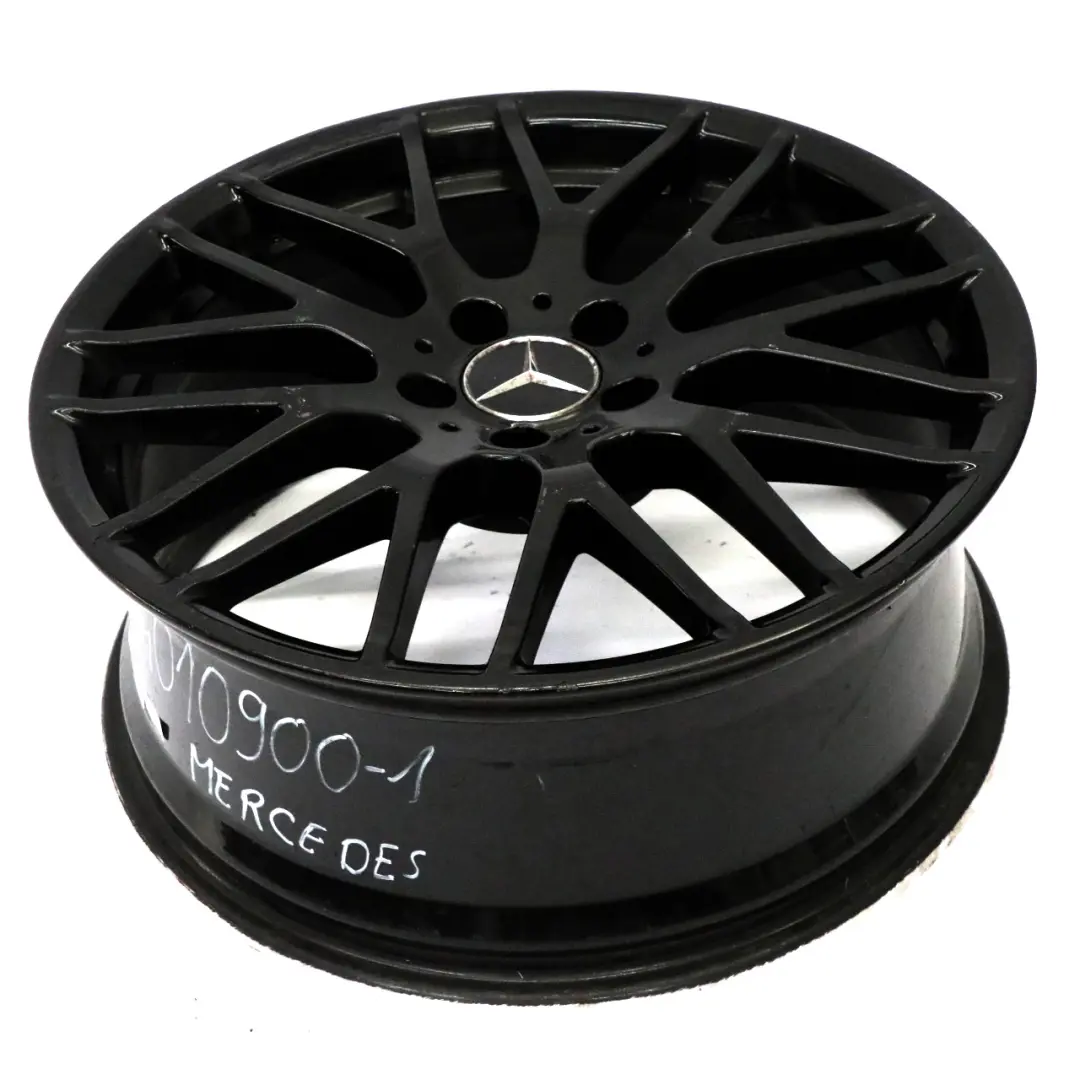 Mercedes C117 W176 Jante alliage noire 19" 9 Double Spoke ET:48 8J - SKU A1764010900-1 - Numéro de pièce A1764010900