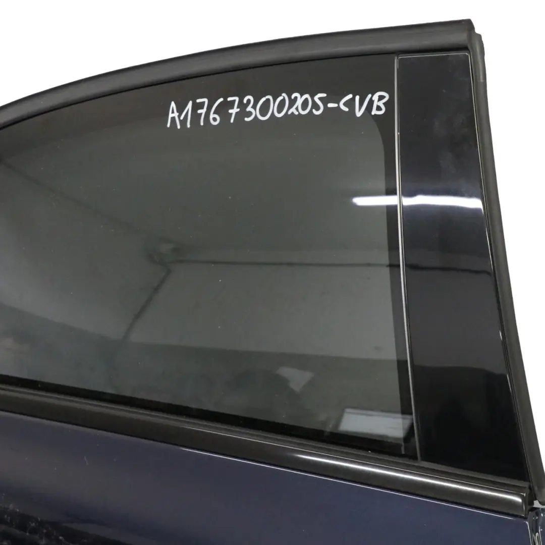 Tür hinten rechts A-Klasse Cavansite Blau Metallic - 890 für Mercedes W176 mit Teilenummer A1767300105 Mercedes W176 Tür hinten rechts A-Klasse Cavansite Blau Metallic - 890 - SKU A1767300205-CVB - Teilenummer A1767300105