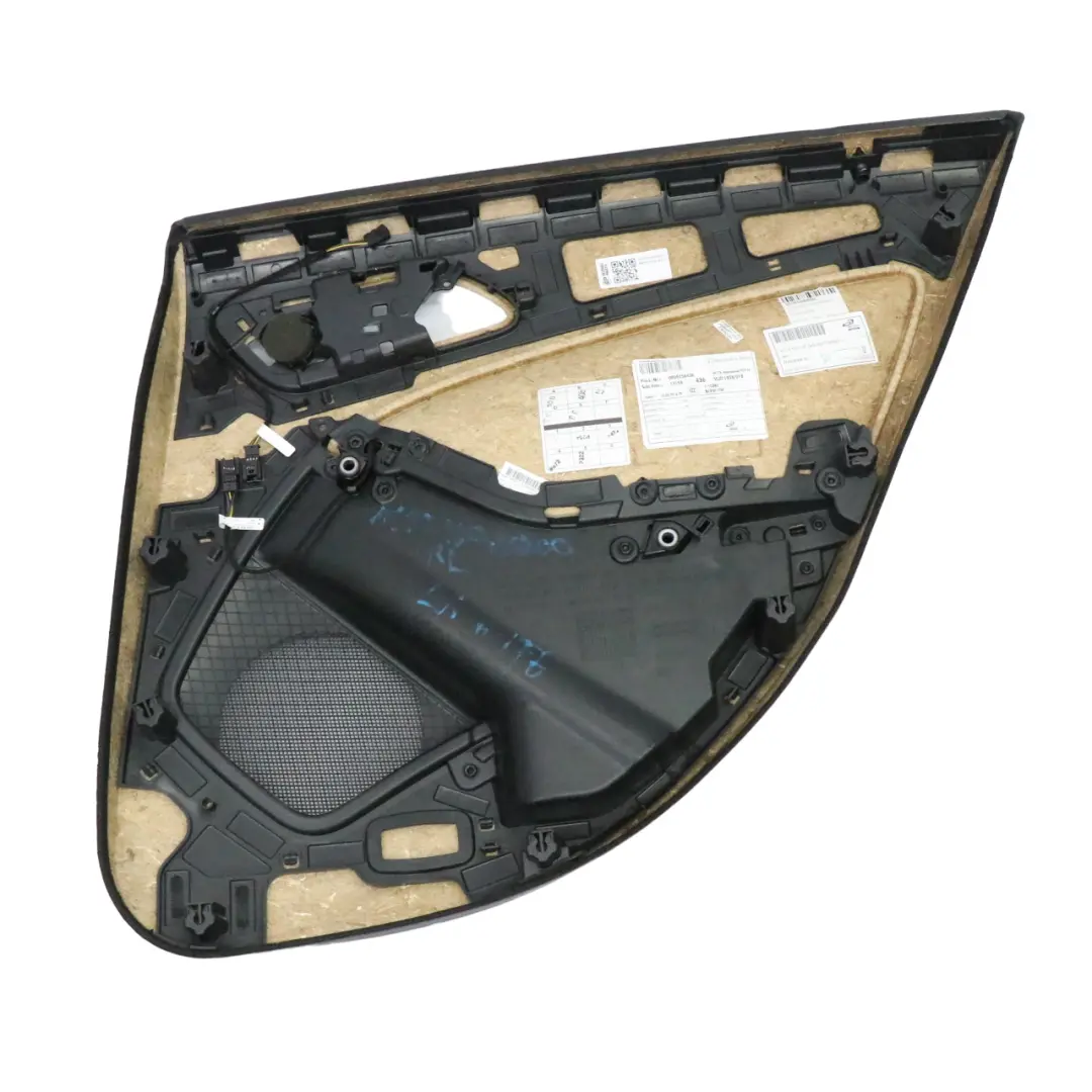 Türkarte Trim hinten links N/S Trim Panel Stoff Kunstleder Schwarz für Mercedes W176 mit Teilenummer A1767303500 Mercedes W176 Türkarte Trim hinten links N/S Trim Panel Stoff Kunstleder Schwarz - SKU A1767303500-1 - Teilenummer A1767303500