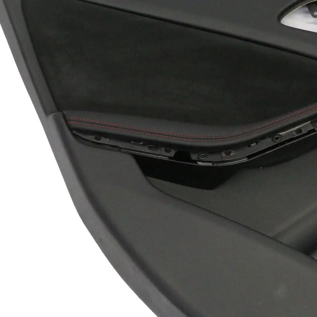 Mercedes W176 Türkarte Trim hinten links N/S Trim Panel Stoff Kunstleder Schwarz - SKU A1767303500-1 - Teilenummer A1767303500